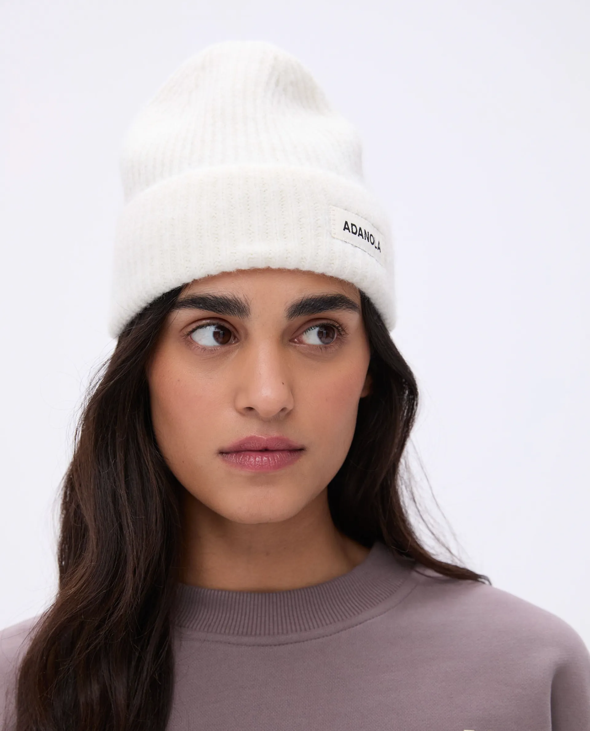 Knit Beanie - Marshmallow White