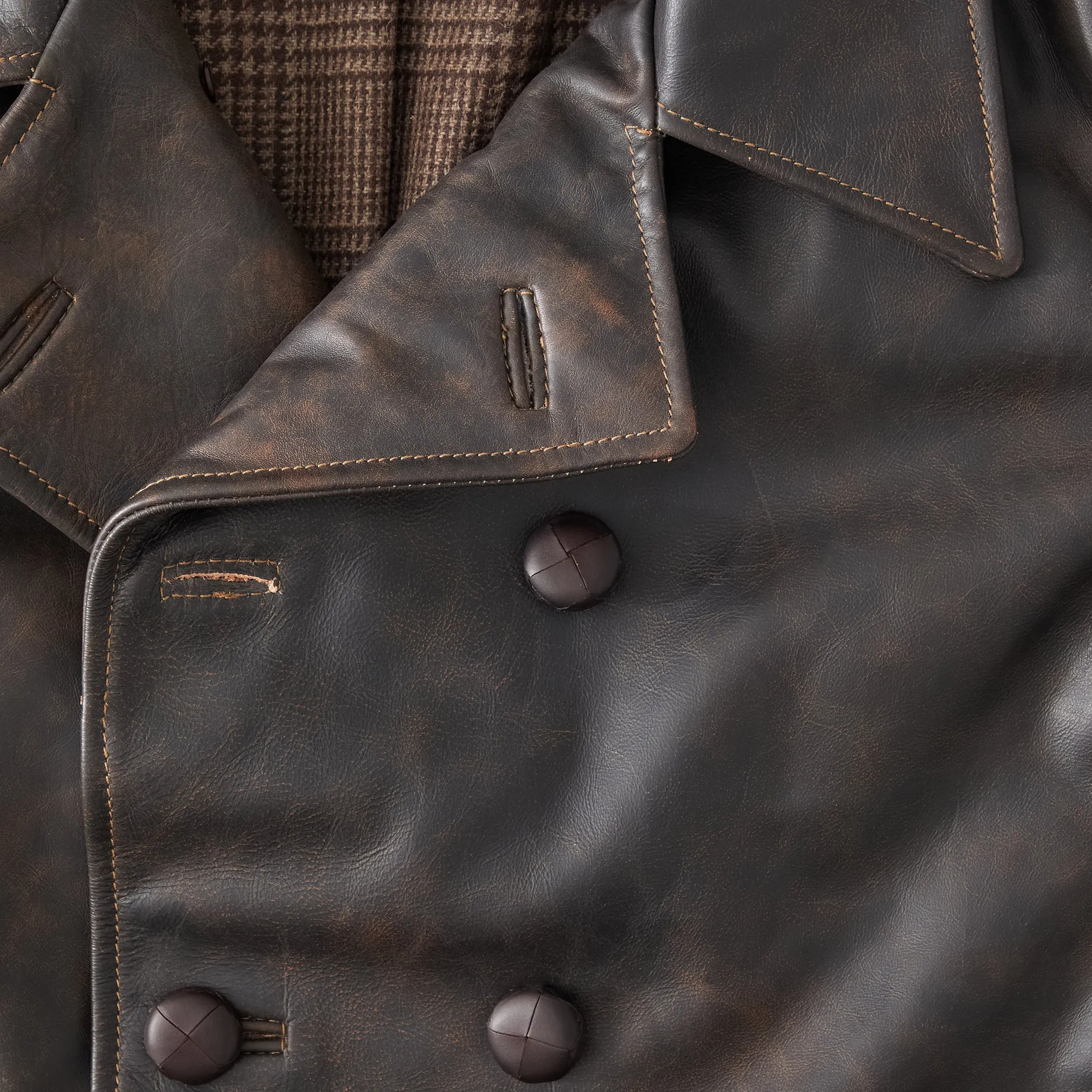 Leather French Dispatch Jacket