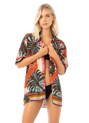 Maaji Eclectic Palms Saona Long Shirt