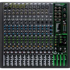 Mackie ProFX16v3 16-Channel 4 Bus Professional Effects Mixer with USB