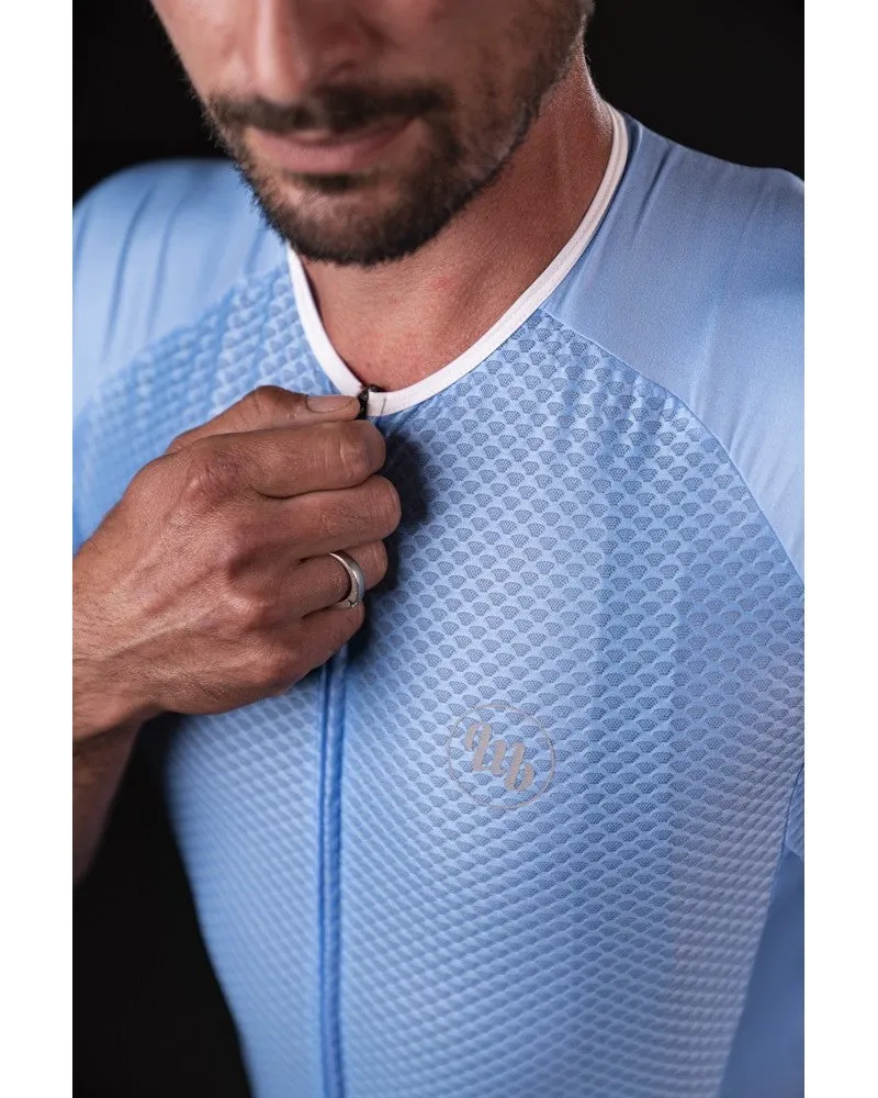 MB Wear Maglia Ultralight Jersey - Smile Azzurro Light Blue