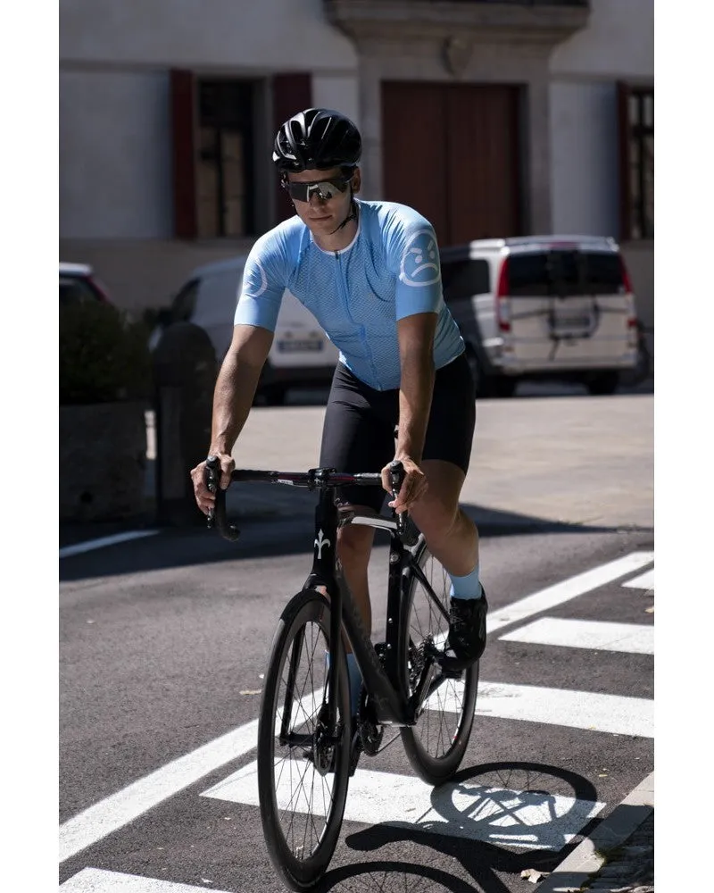 MB Wear Maglia Ultralight Jersey - Smile Azzurro Light Blue