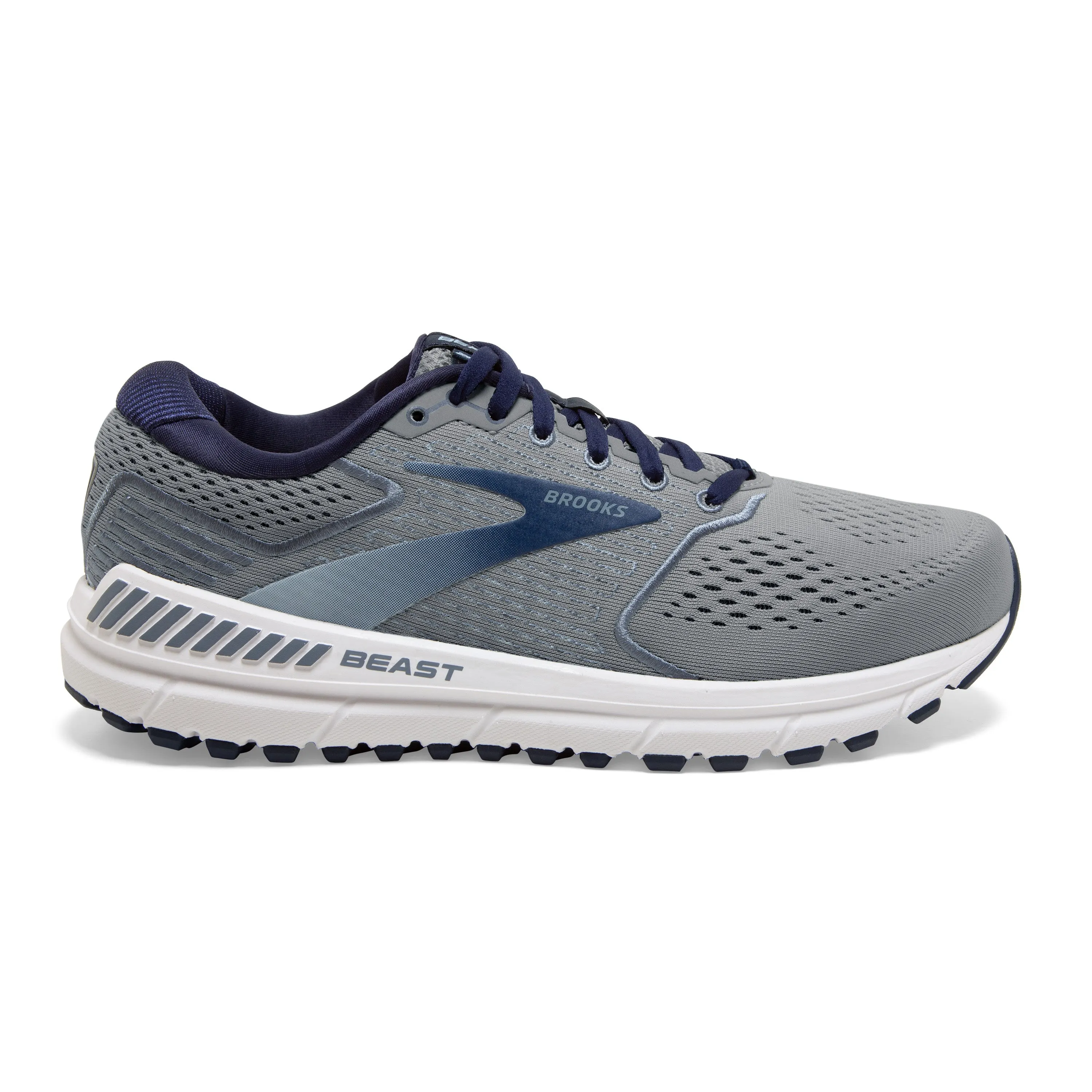 Men's Brooks Beast '20 Color: Blue/Grey/Peacoat