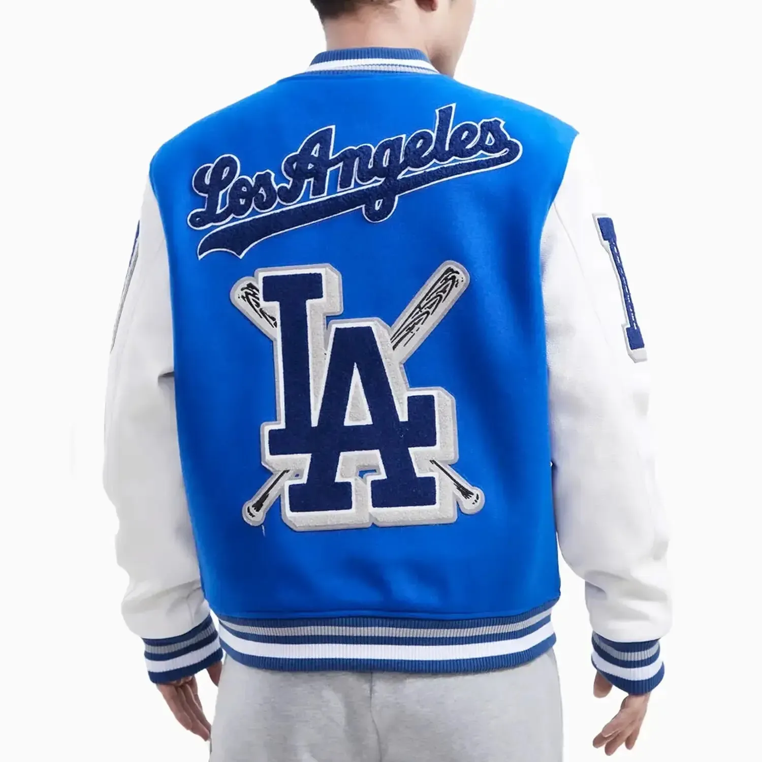 Men's Los Angeles Dodgers MLB Mashup Varsity Jacket