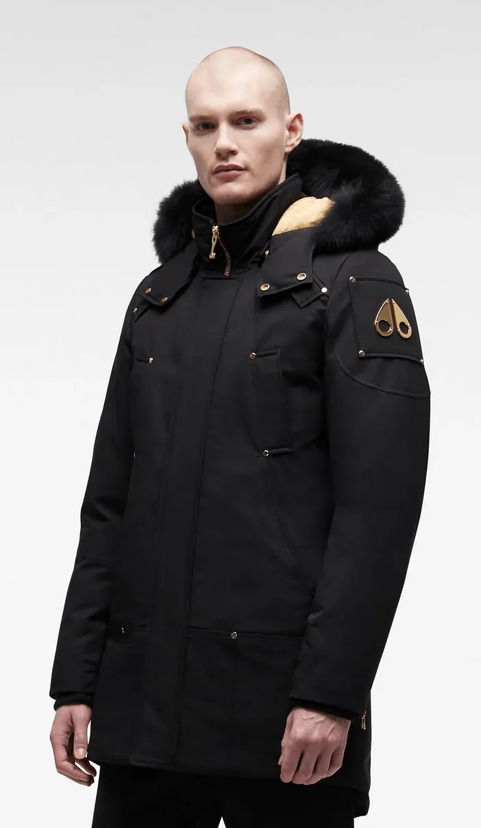 MOOSE KNUCKLES - GOLD STIRLING PARKA FUR MENS - M39MP261G