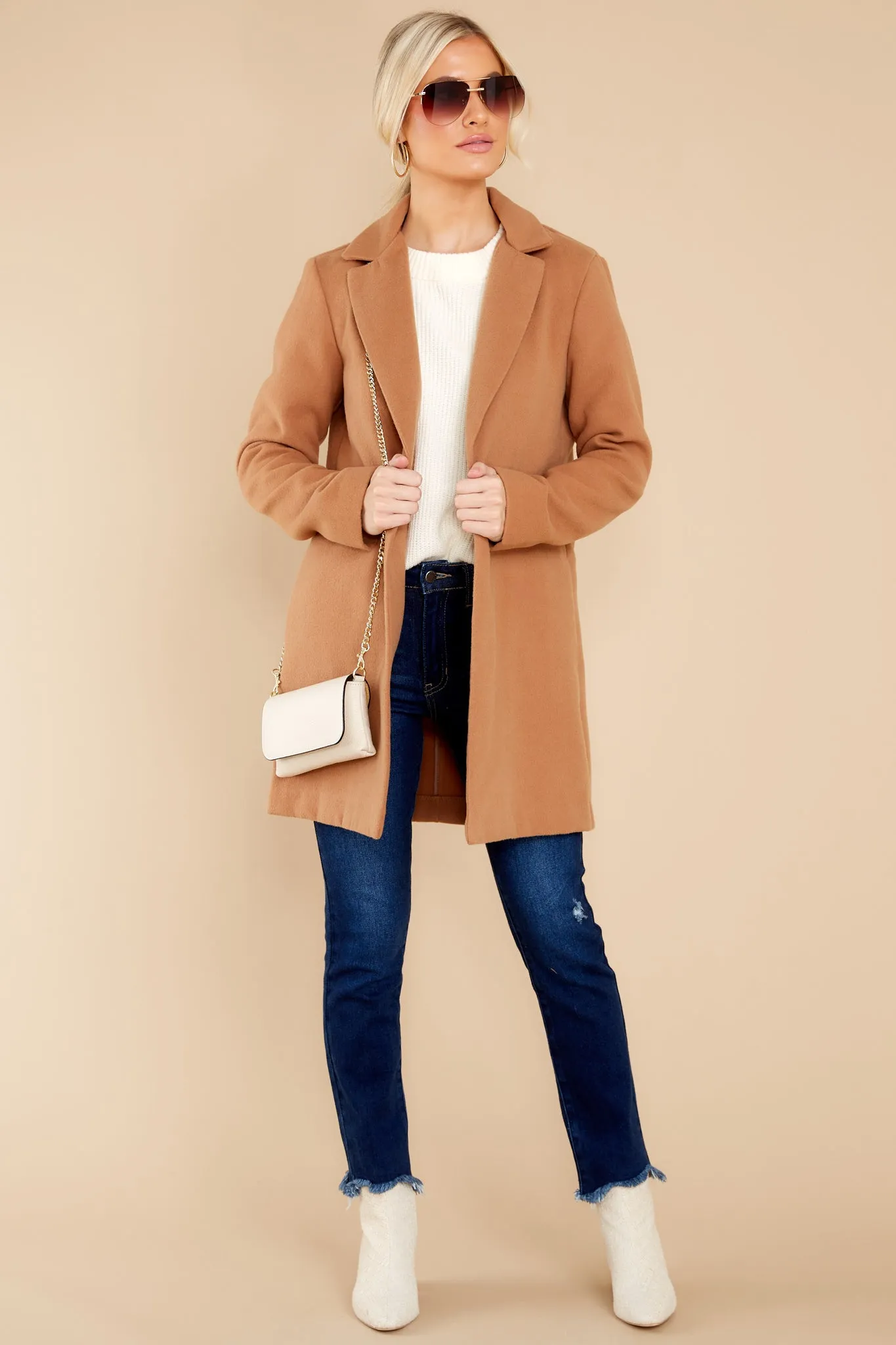 New York Nights Camel Coat