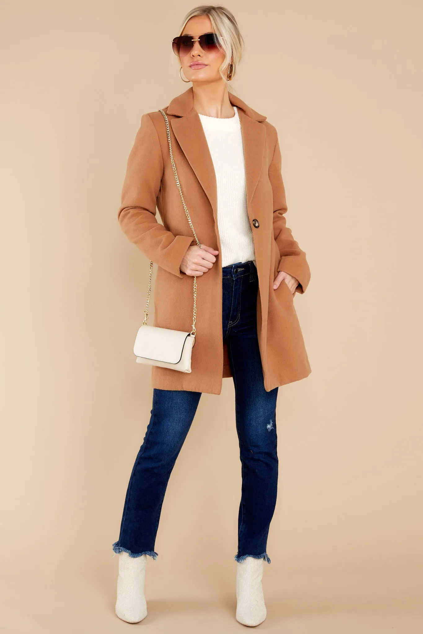 New York Nights Camel Coat