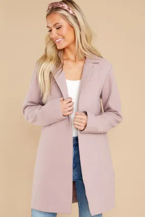 New York Nights Mauve Coat