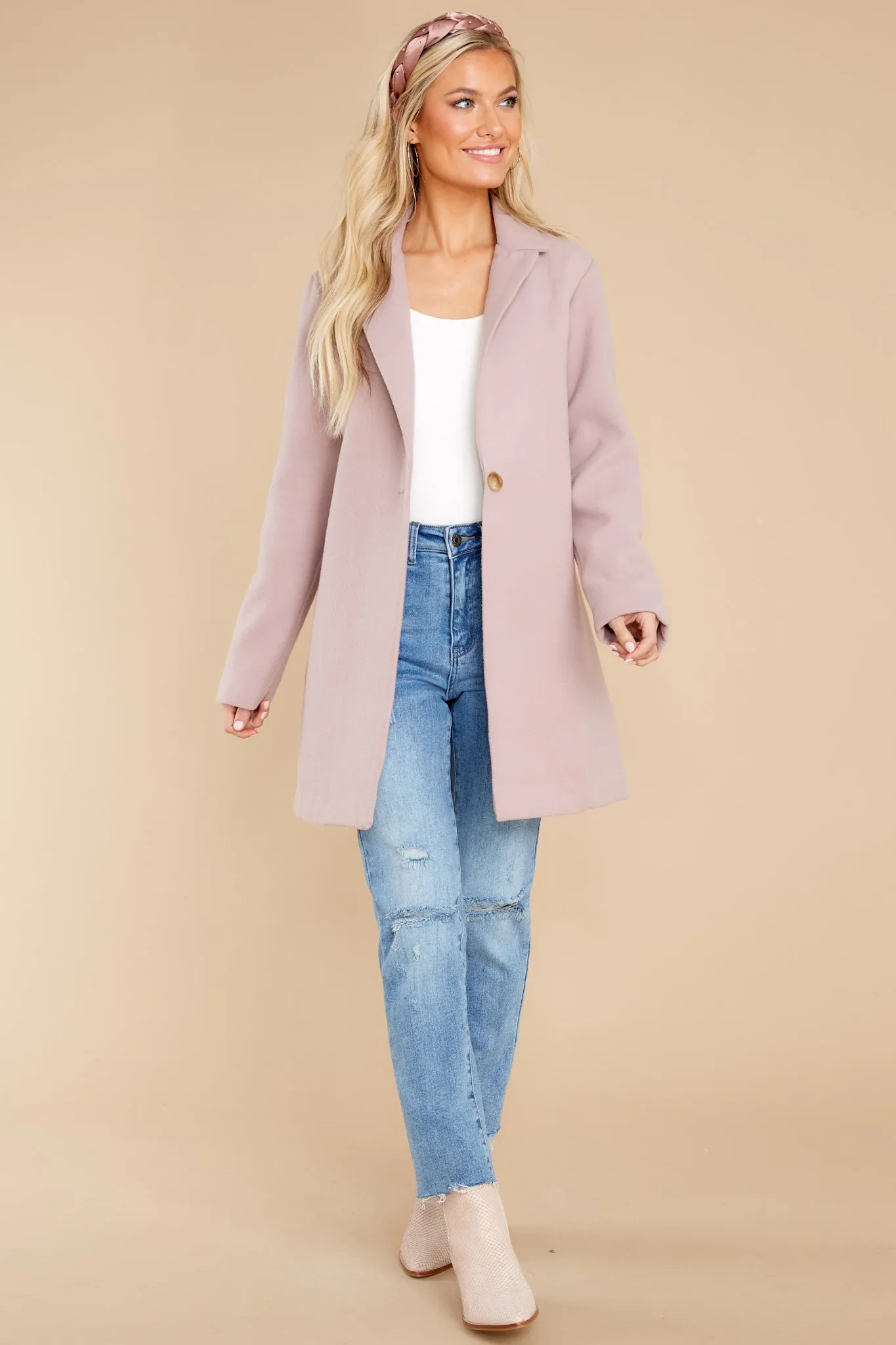 New York Nights Mauve Coat