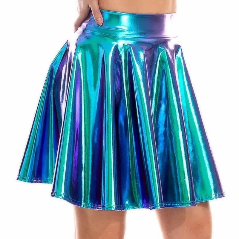 Night Club Stage Performance Pleated Skirt