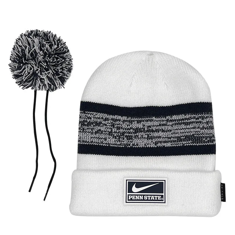 Nike Peak Cuff Pom Beanie Hat