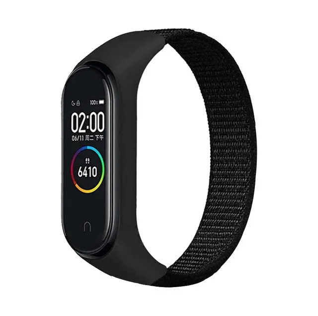 Nylon Sport loop for mi band 3,4 and 5