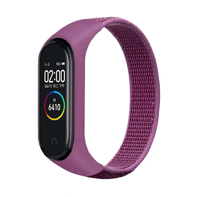 Nylon Sport loop for mi band 3,4 and 5