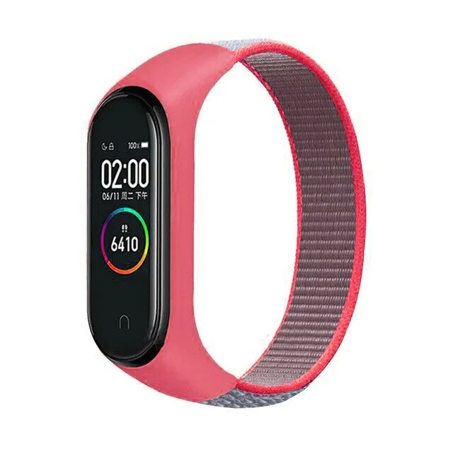 Nylon Sport loop for mi band 3,4 and 5