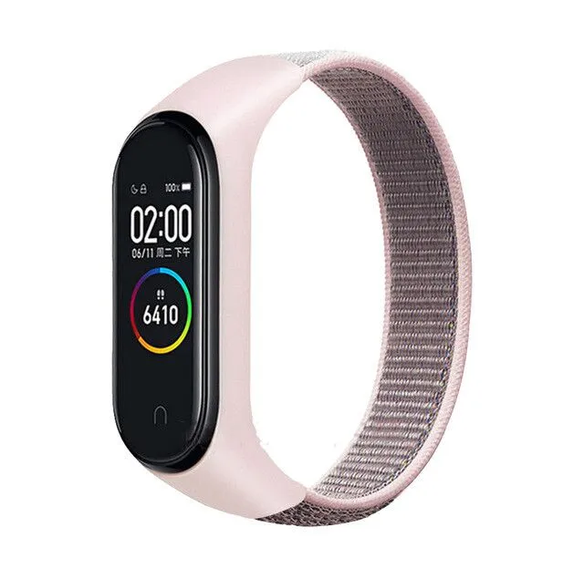 Nylon Sport loop for mi band 3,4 and 5