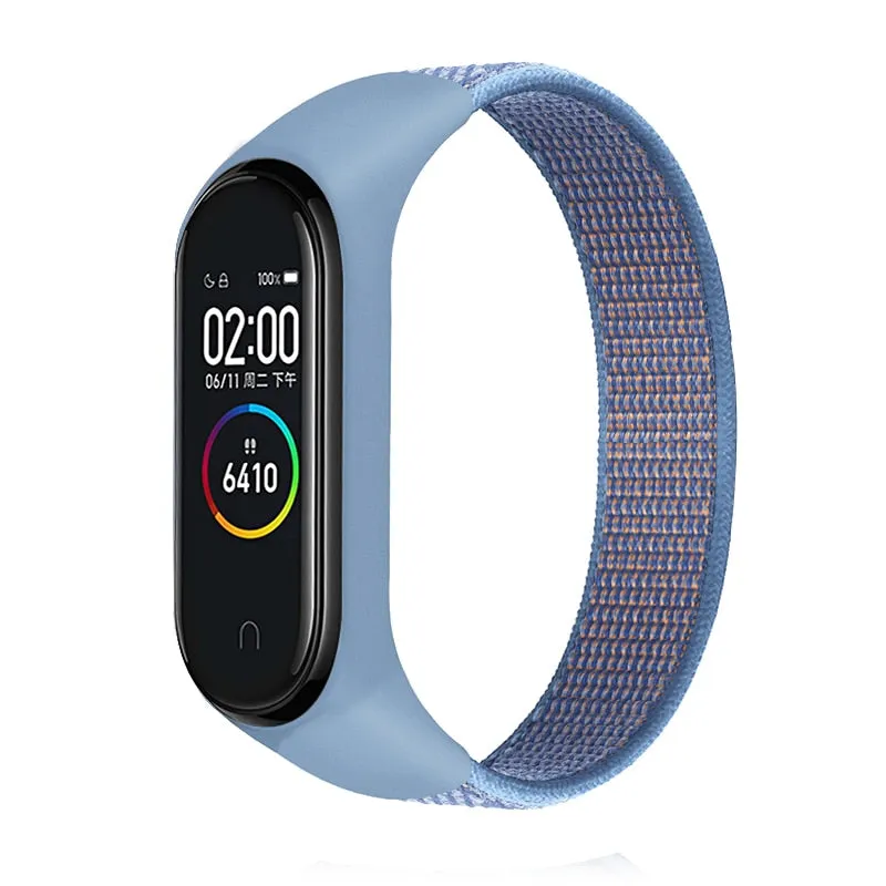 Nylon Sport loop for mi band 3,4 and 5