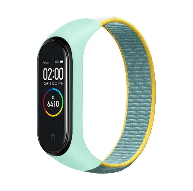 Nylon Sport loop for mi band 3,4 and 5