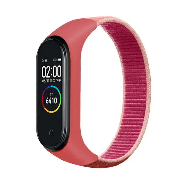 Nylon Sport loop for mi band 3,4 and 5