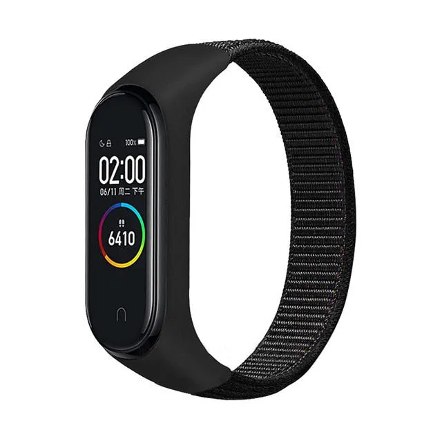 Nylon Sport loop for mi band 3,4 and 5