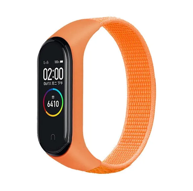 Nylon Sport loop for mi band 3,4 and 5