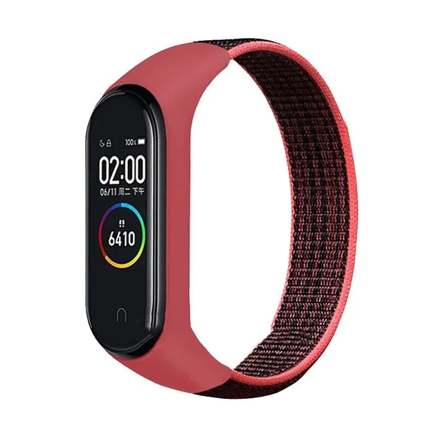 Nylon Sport loop for mi band 3,4 and 5