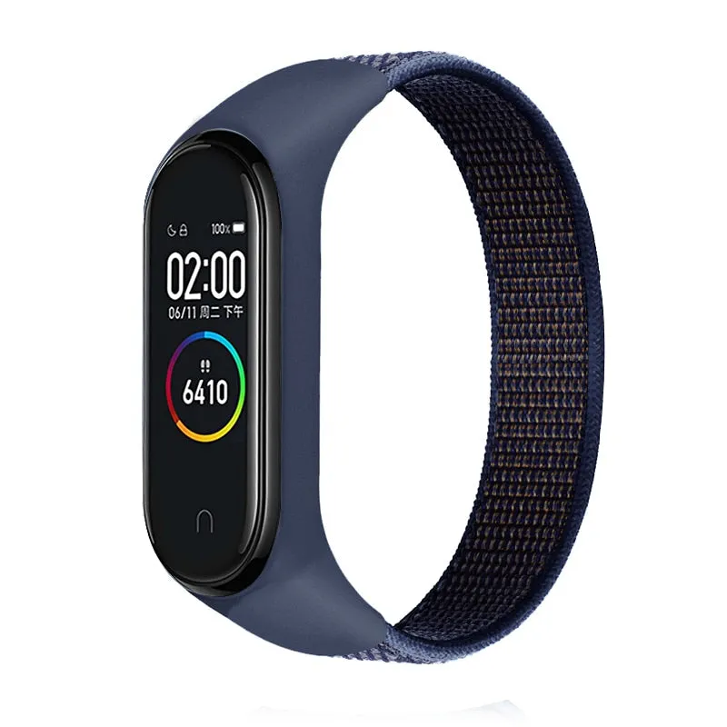 Nylon Sport loop for mi band 3,4 and 5