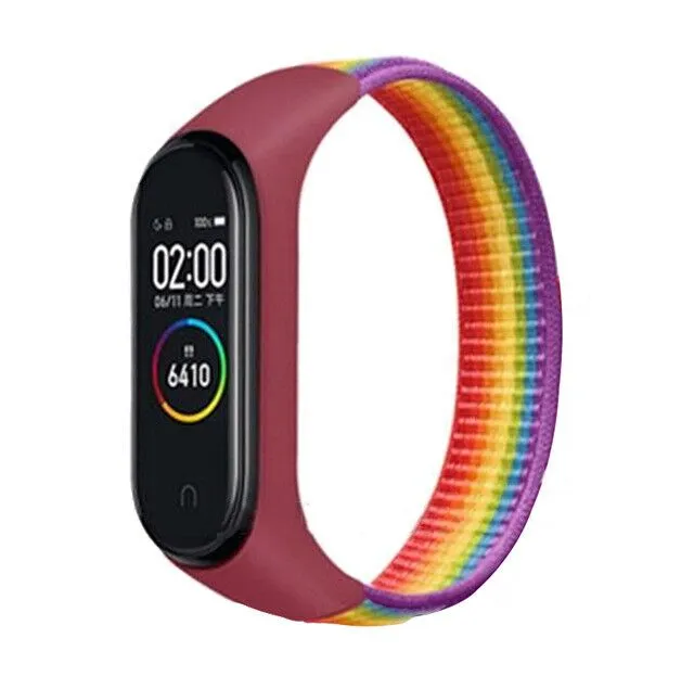 Nylon Sport loop for mi band 3,4 and 5