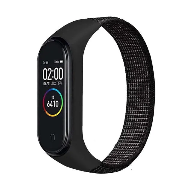 Nylon Sport loop for mi band 3,4 and 5