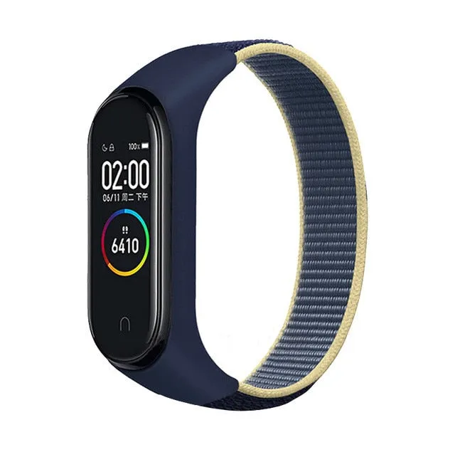 Nylon Sport loop for mi band 3,4 and 5