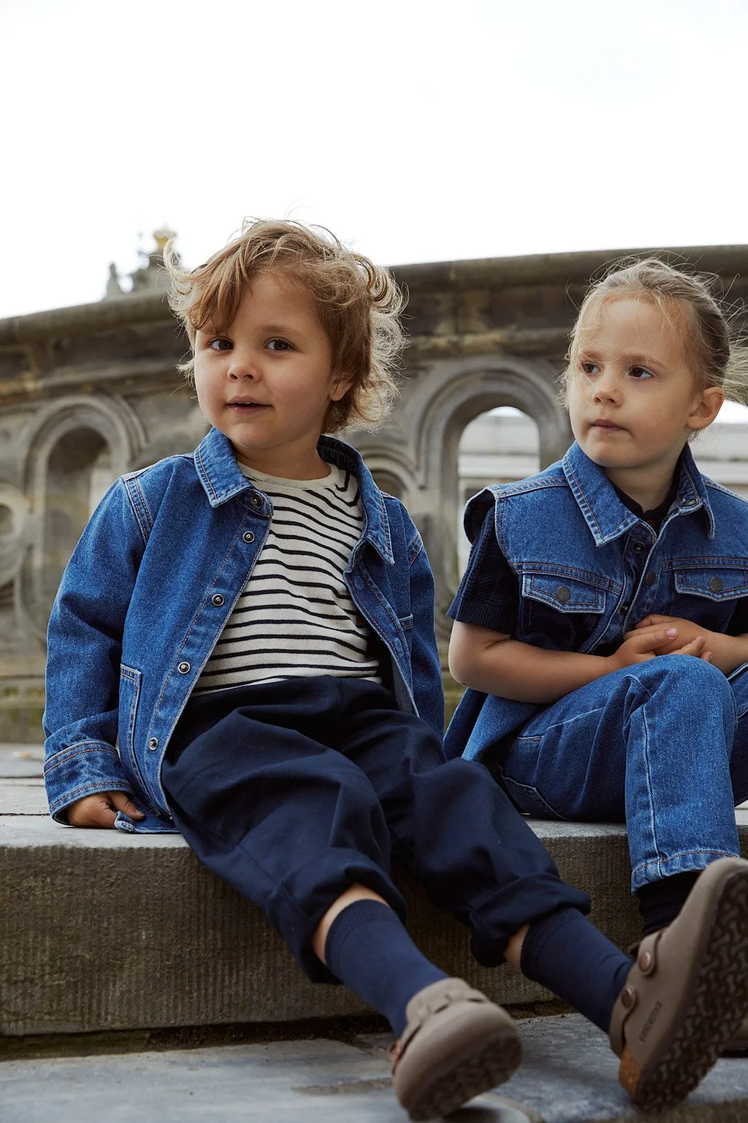 ORGANIC JEANS JACKET - INDIGO BLUE WASHED