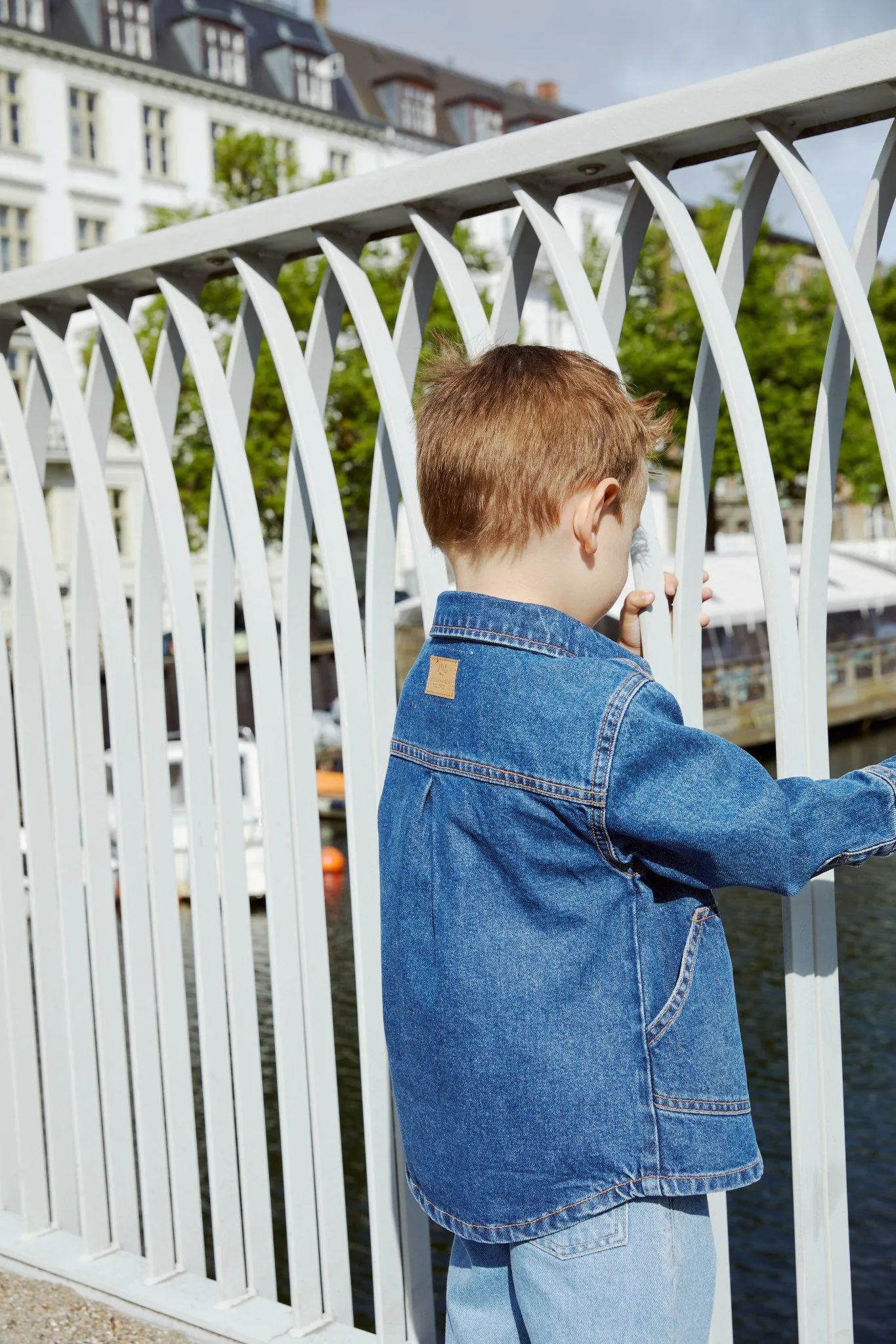 ORGANIC JEANS JACKET - INDIGO BLUE WASHED