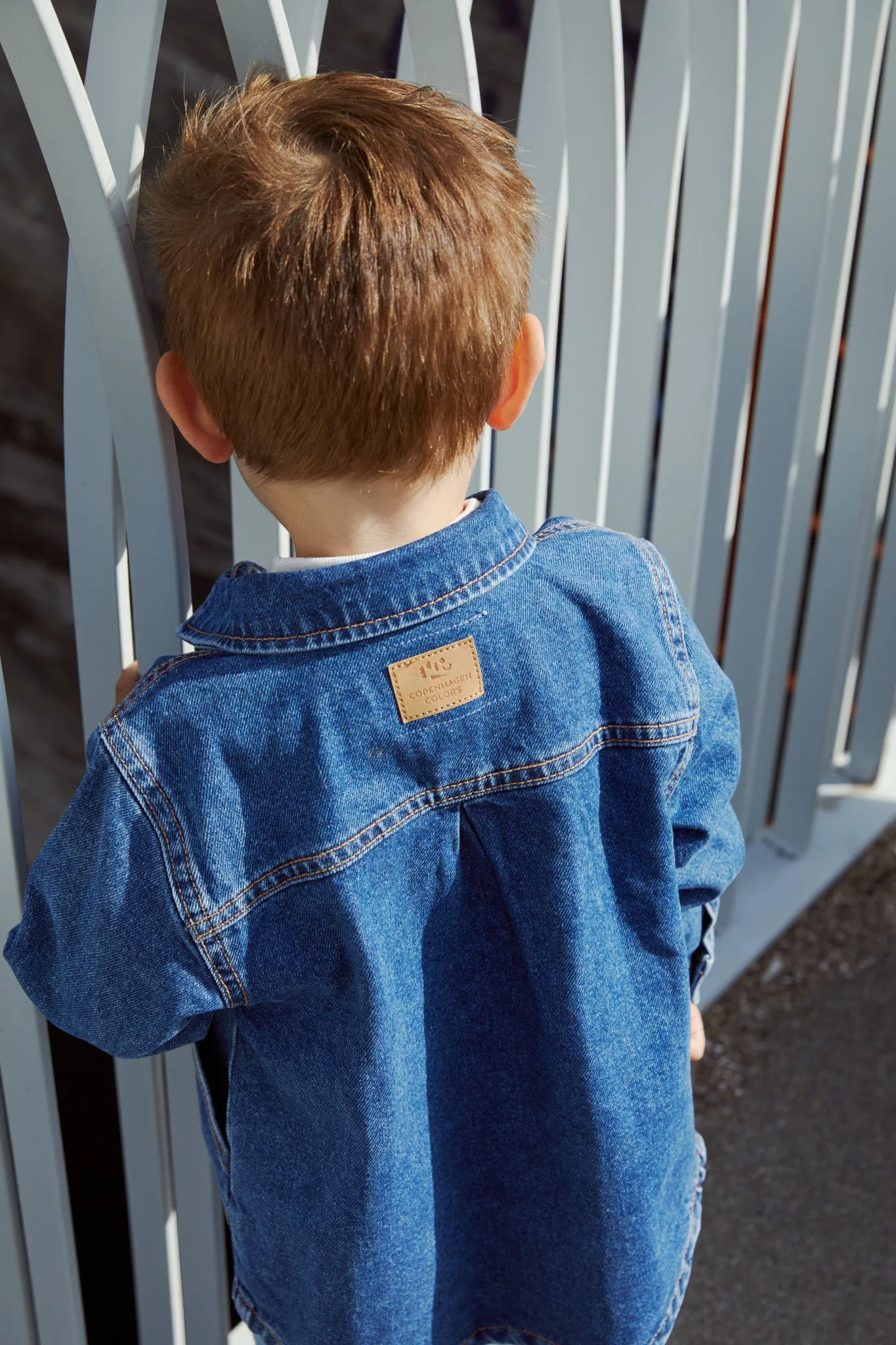 ORGANIC JEANS JACKET - INDIGO BLUE WASHED