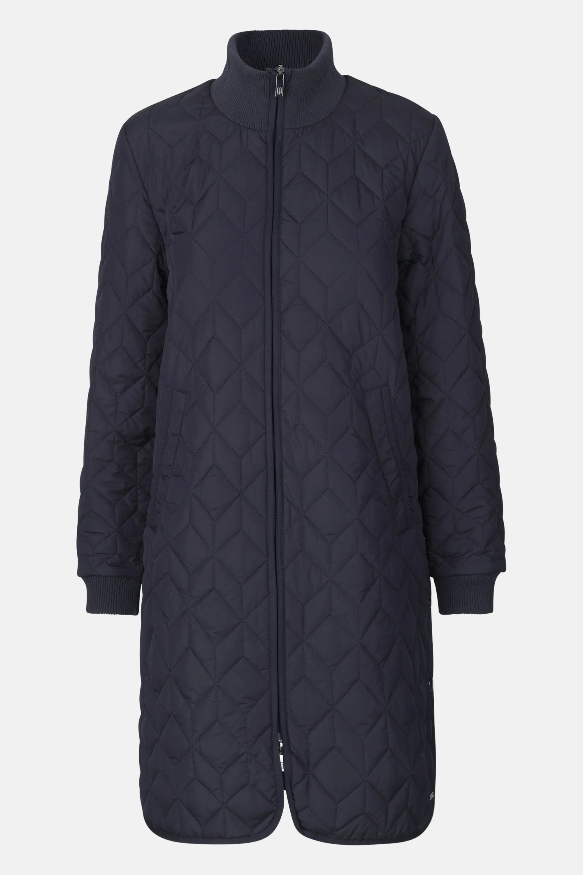 Padded Quilt Coat - Dark Indigo