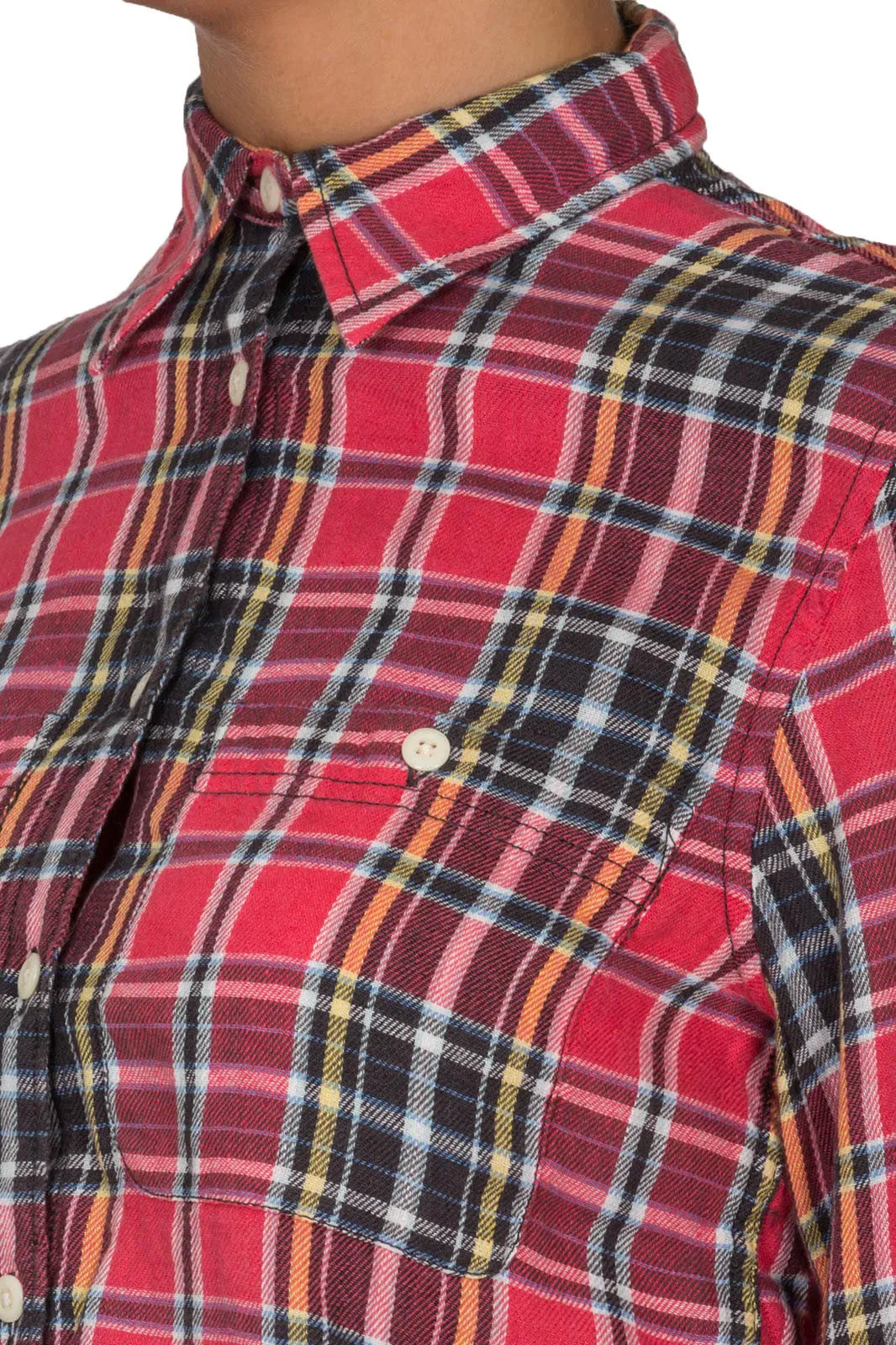 Plaid Cotton Linen Shirt