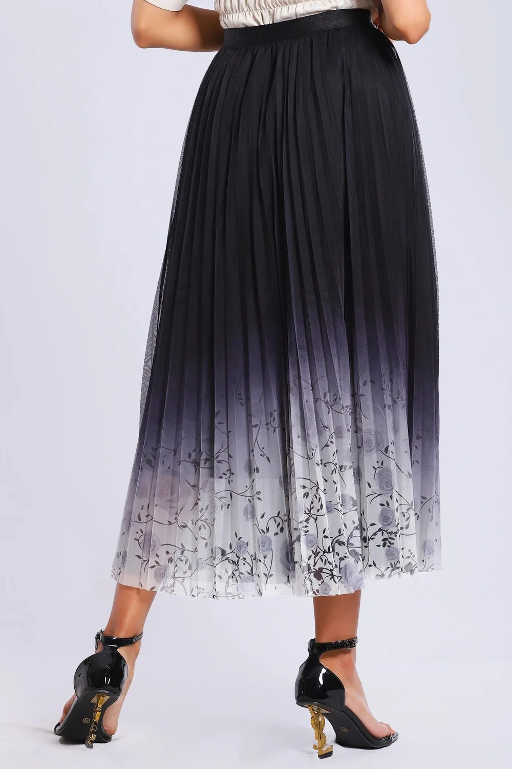 Premium Pleated Shaded Skirt