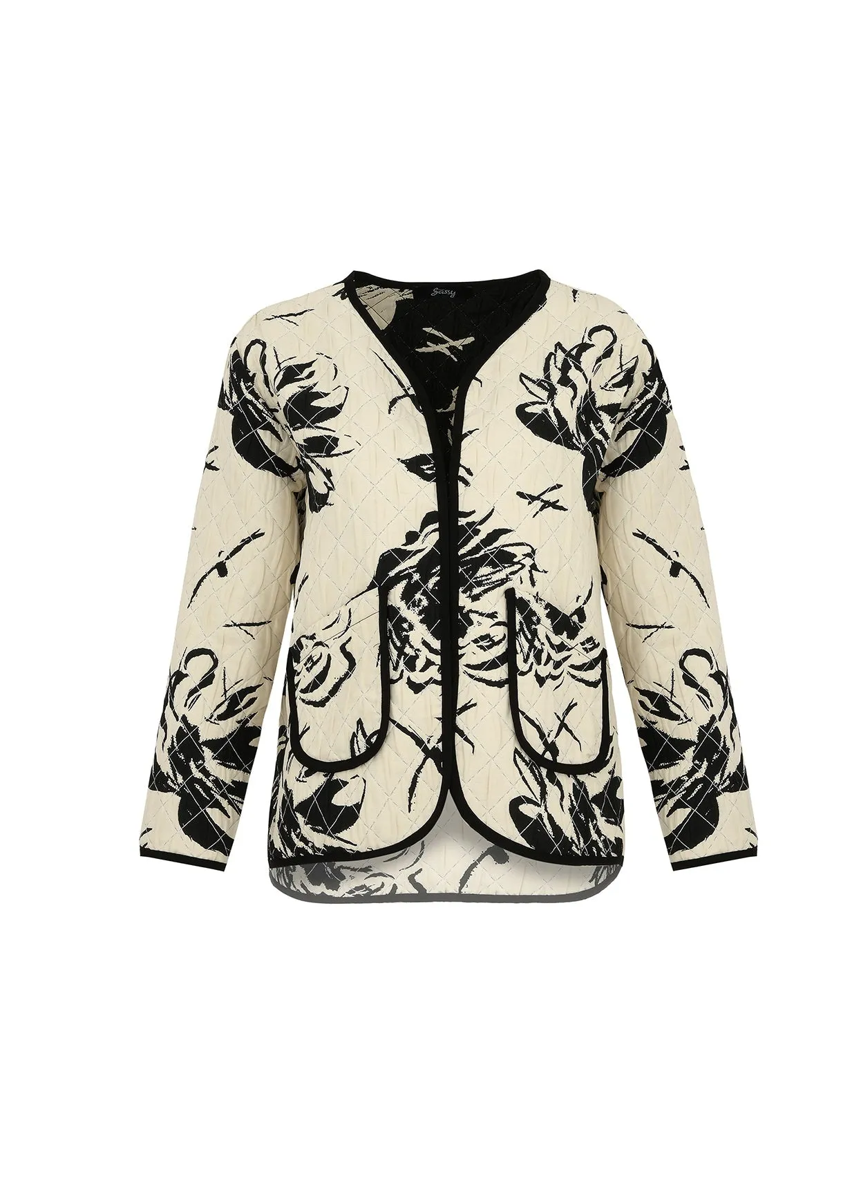 Sassy - Quilted Floral Jacket