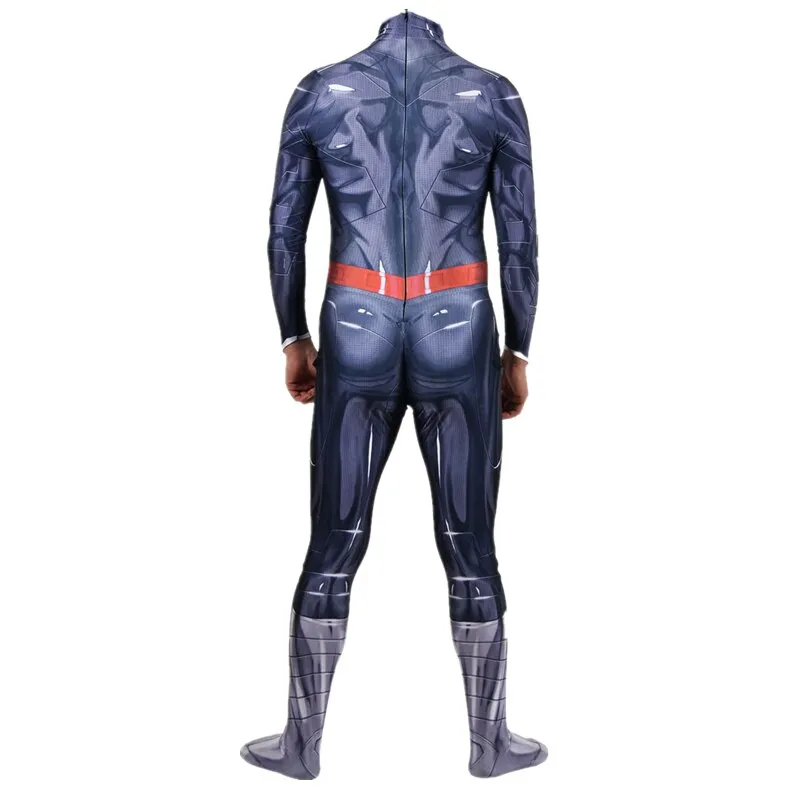 Silver SUPERMAN Jumpsuit Costume (cape included)