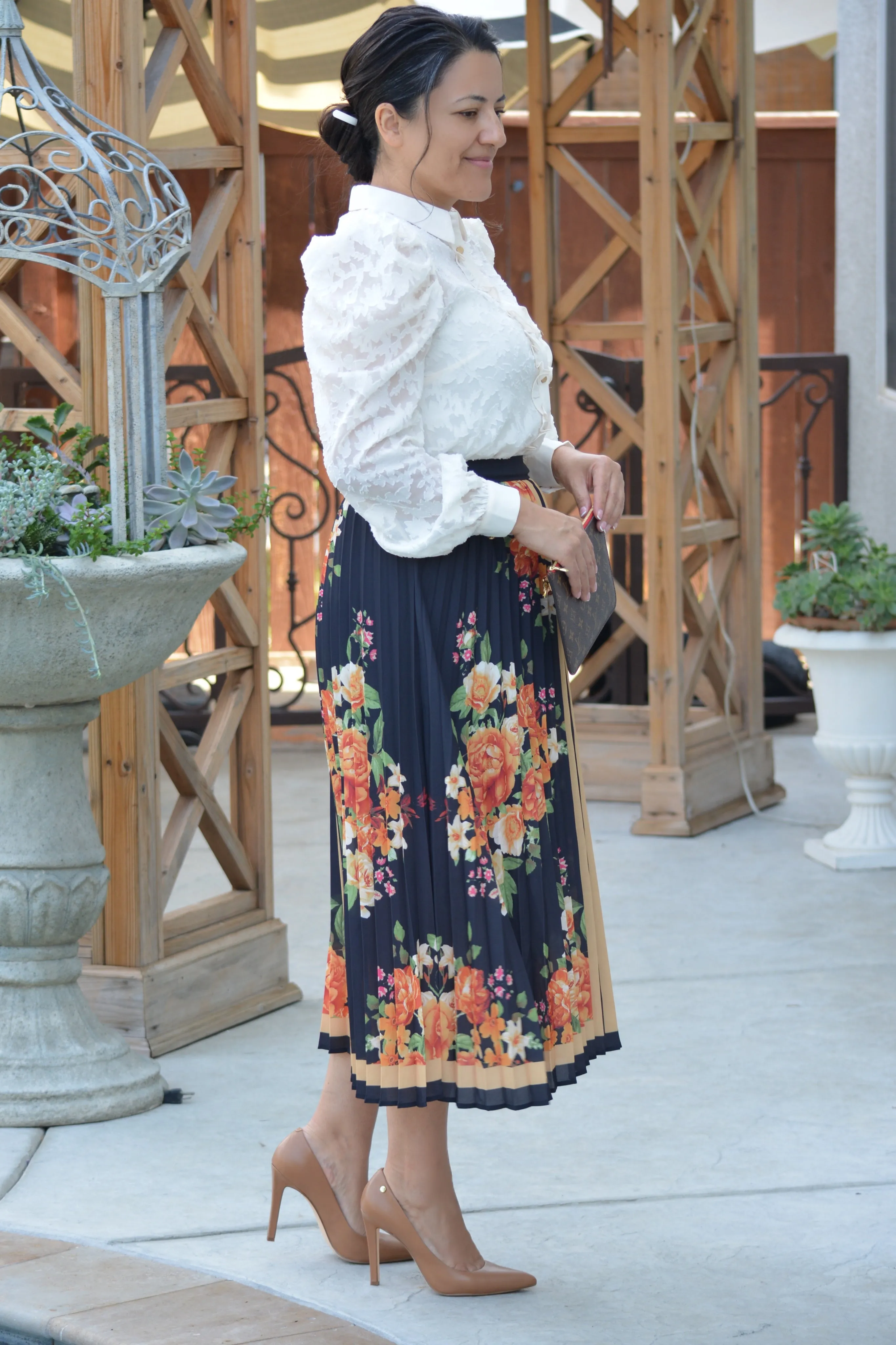 Sophia Woven Print Skirt