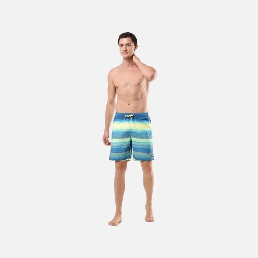 Speedo Essential Placement AOP 18" Men's Swim Shorts -Marine Blue/Pulcino/Peacoat