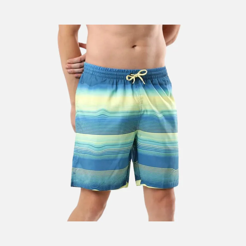 Speedo Essential Placement AOP 18" Men's Swim Shorts -Marine Blue/Pulcino/Peacoat