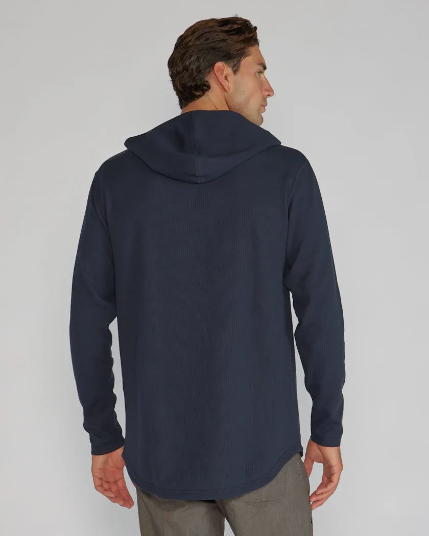 Thermal Hooded Drop-Cut Long Sleeve - Stay Warm Thermal Kit