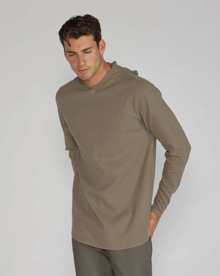 Thermal Hooded Drop-Cut Long Sleeve - Stay Warm Thermal Kit