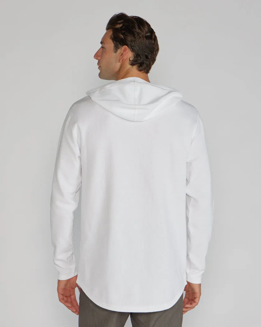 Thermal Hooded Drop-Cut Long Sleeve - Stay Warm Thermal Kit