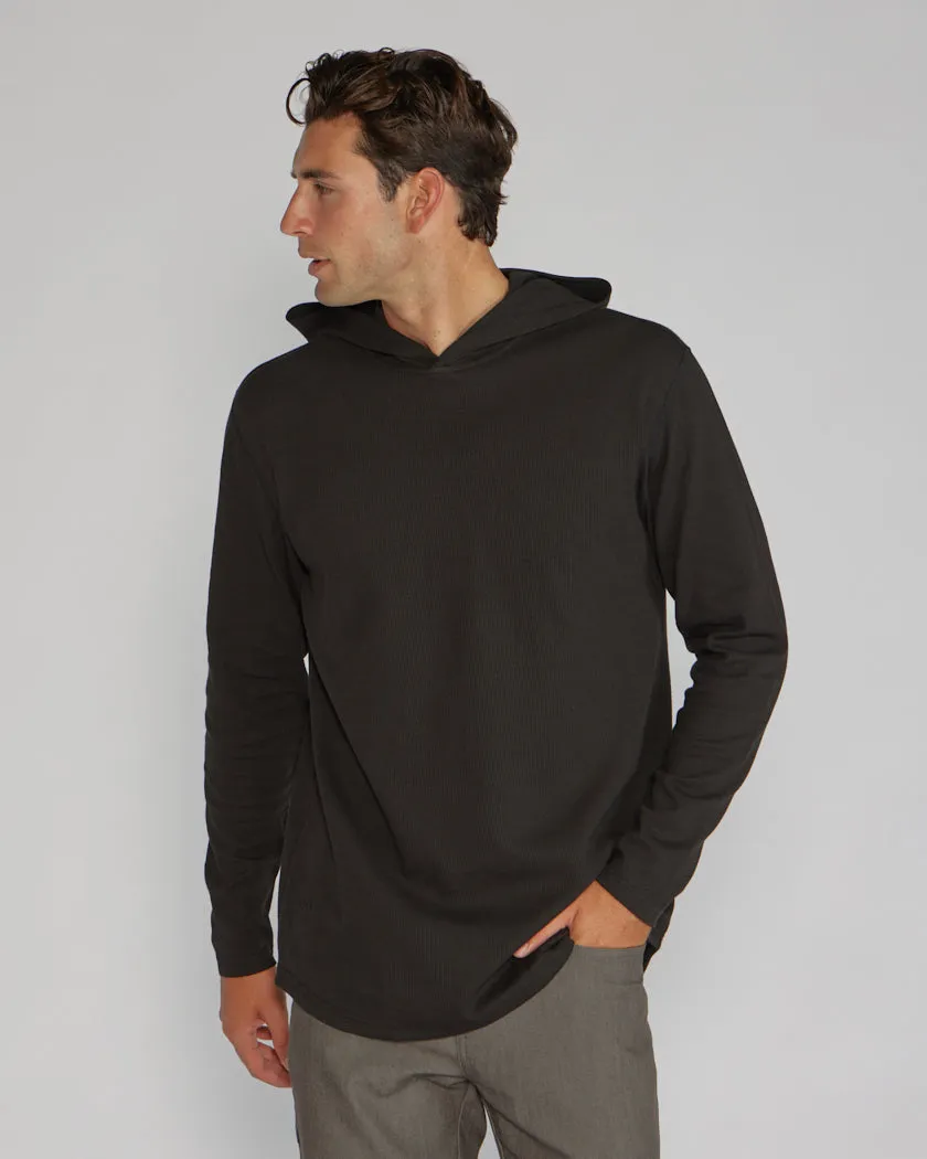 Thermal Hooded Drop-Cut Long Sleeve - Stay Warm Thermal Kit