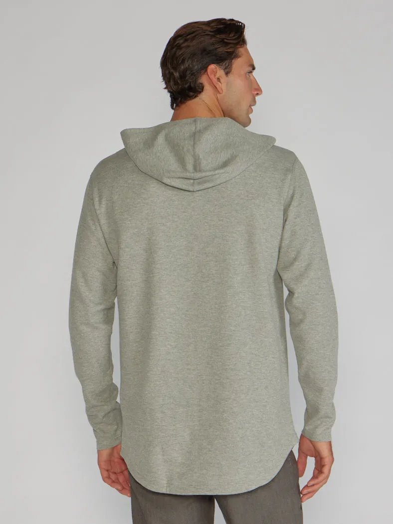 Thermal Hooded Drop-Cut Long Sleeve - Stay Warm Thermal Kit