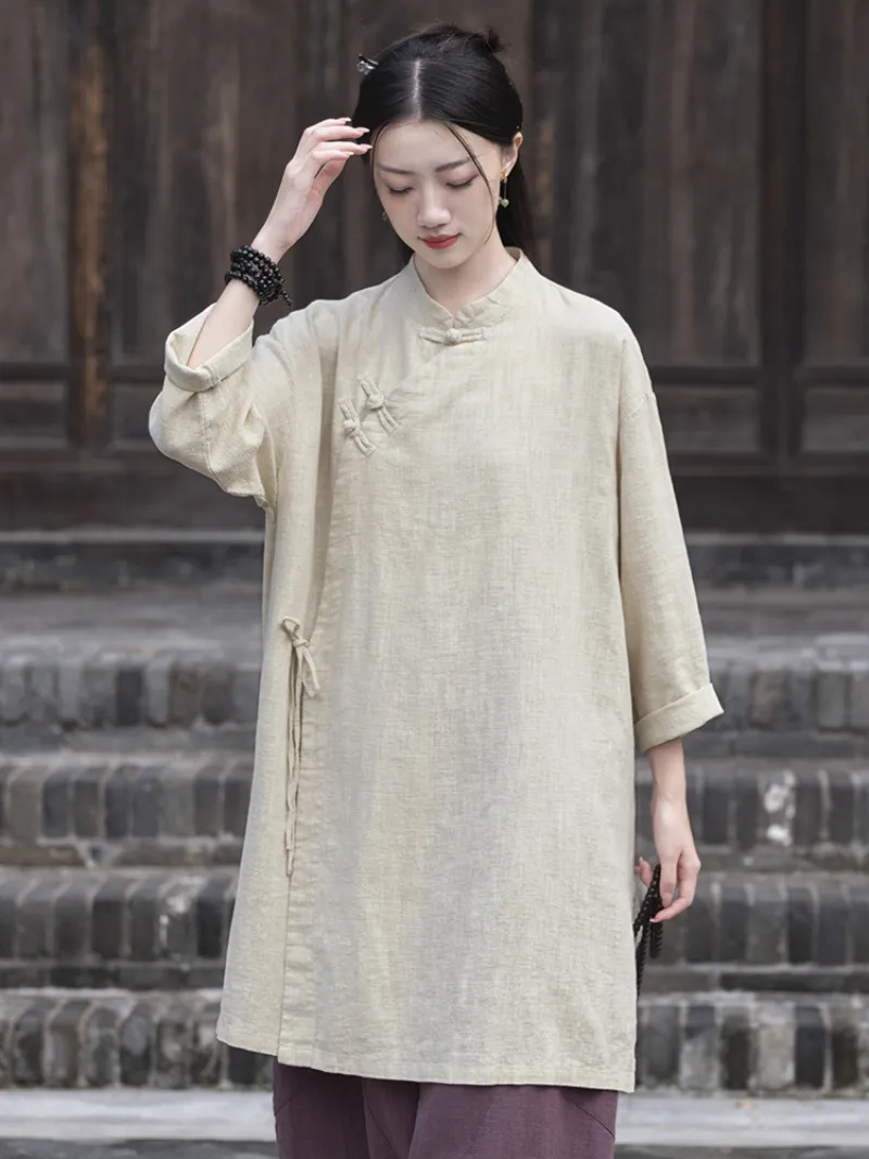 Women's Winter Boho Beauty Disk Button Shirt Dress